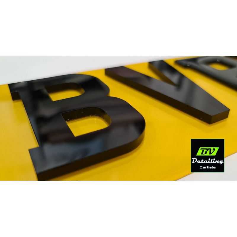 BV 4D 5mm Acrylic Plates - Standard UK size set front & back