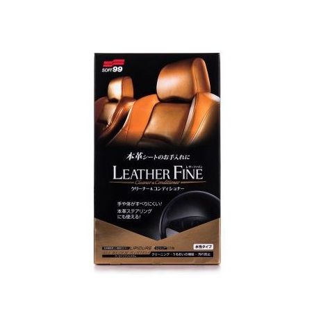 Soft99 Leather Fine cleaner and conditioner 100ml