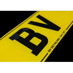 Standard car number plates now available at BV Detailing, Carlisle